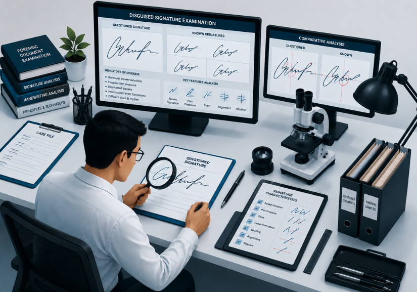 Disguised Signature Examination Services in Karnataka